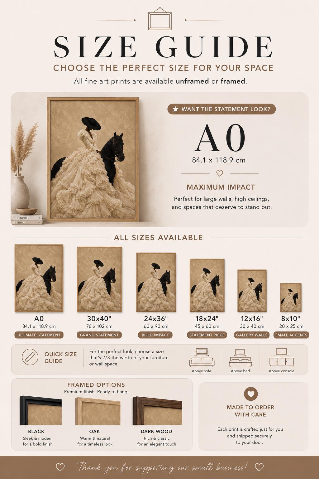 Afrocentric Horse Rider Print, Black Woman Fashion Art, Neutral Equestrian Decor